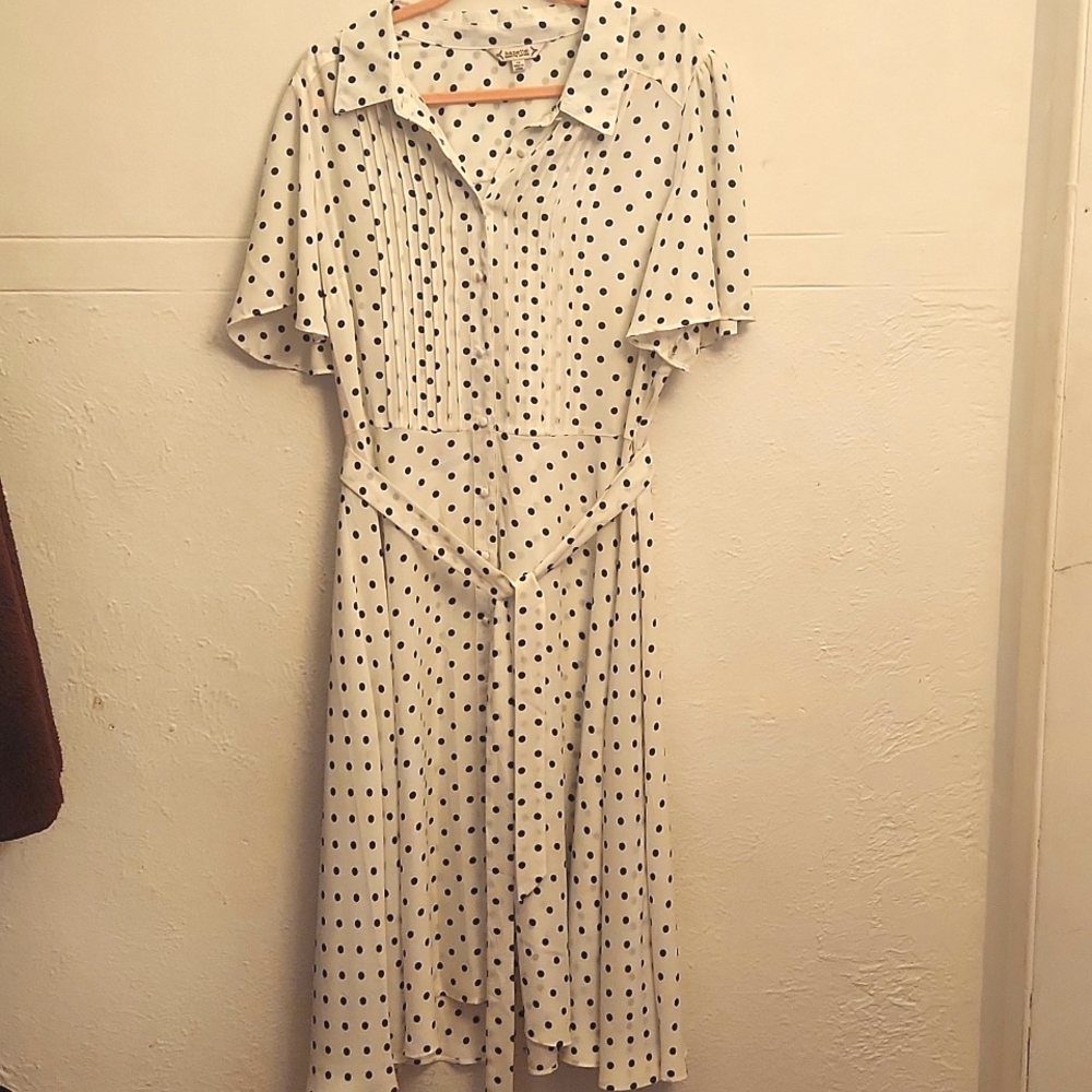 Polka Dot Shirt Dress